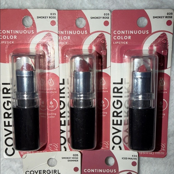 5 COVERGIRL Continuous Color Lipsticks - Picture 2 of 5